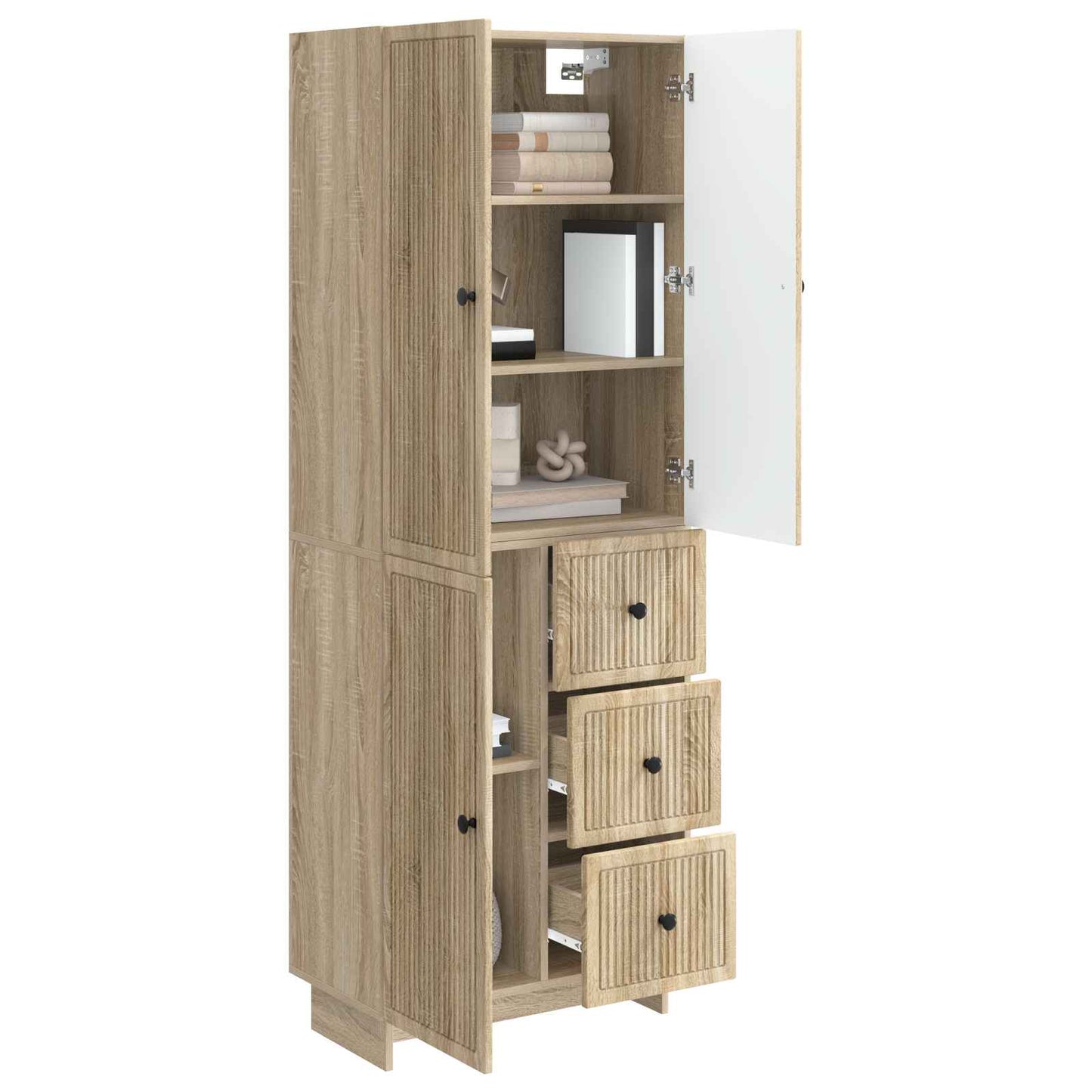 vidaXL Cabinet Set 2 pcs Engineered Wood