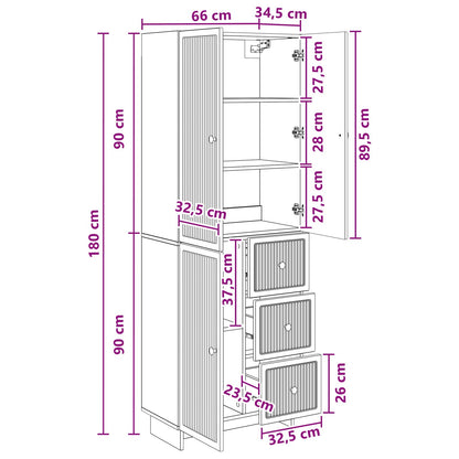 vidaXL Cabinet Set 2 pcs Engineered Wood