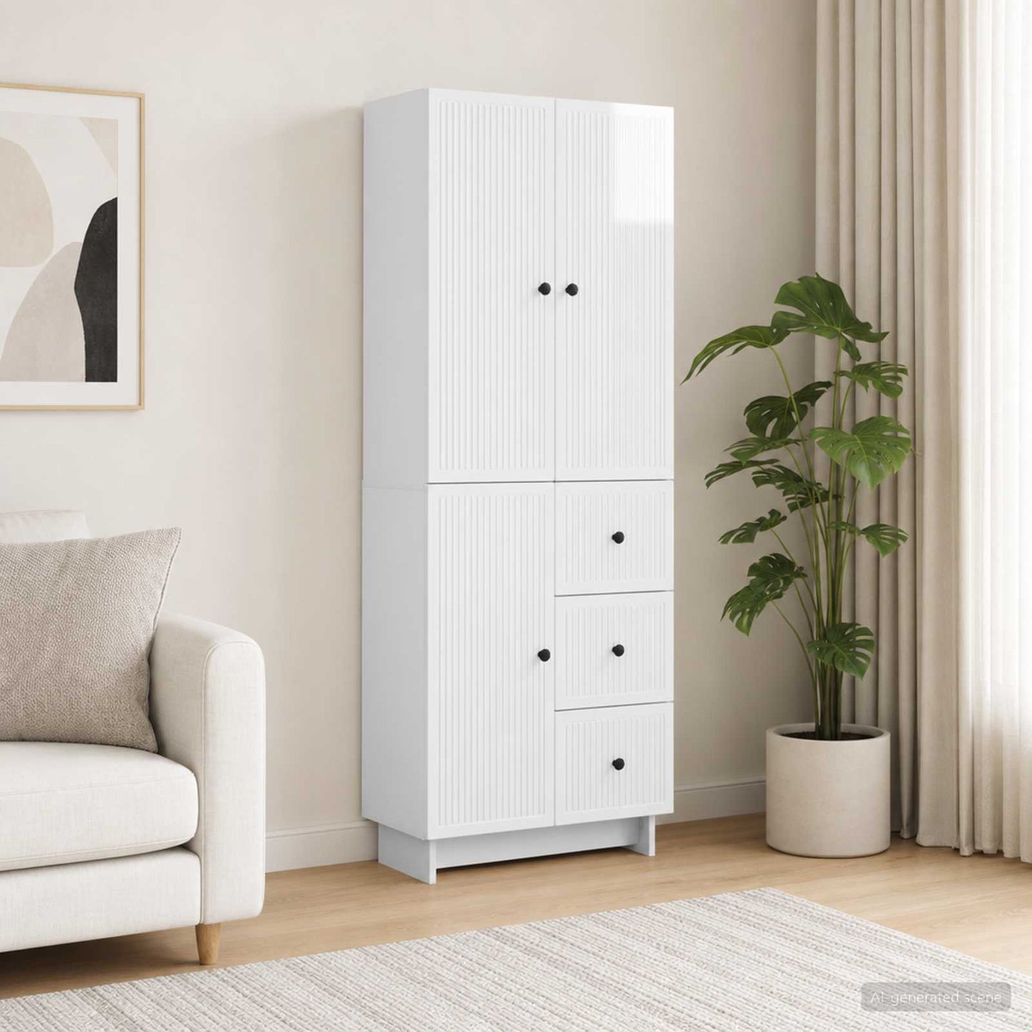vidaXL Cabinet Set 2 pcs Engineered Wood