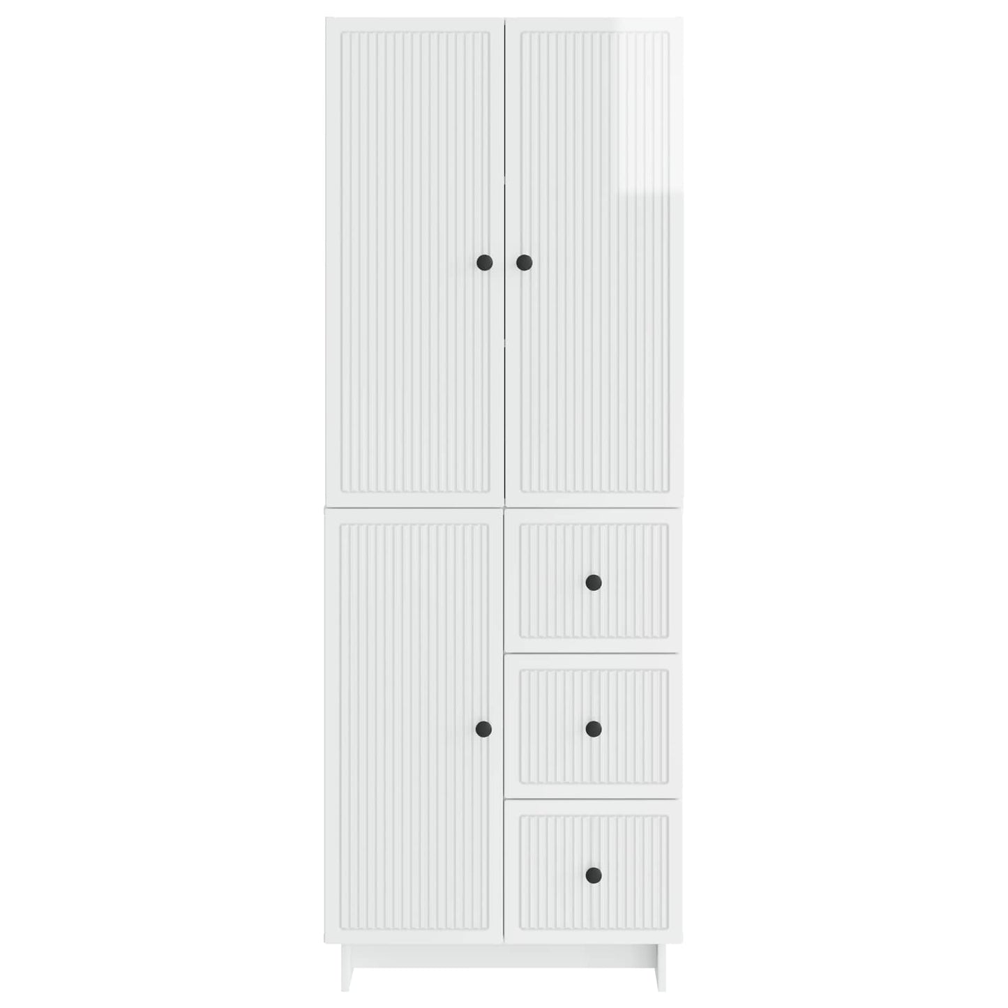 vidaXL Cabinet Set 2 pcs 66 x 34.5 x 90 cm Engineered Wood