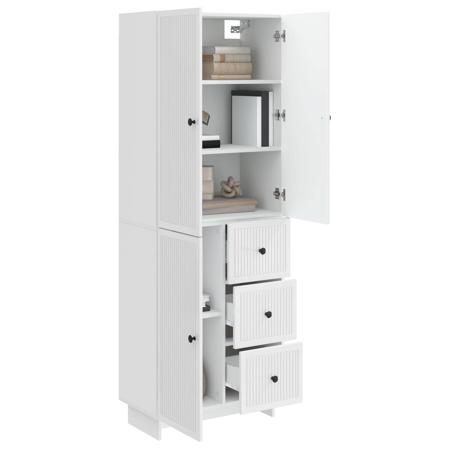 vidaXL Cabinet Set 2 pcs 66 x 34.5 x 90 cm Engineered Wood