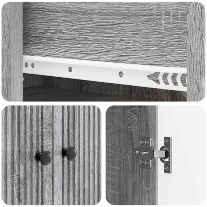 vidaXL Cabinet Set 2 pcs Engineered Wood