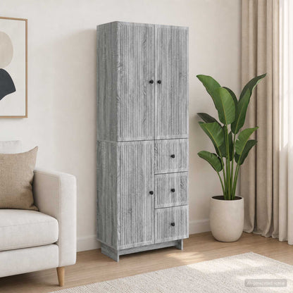 vidaXL Cabinet Set 2 pcs Engineered Wood