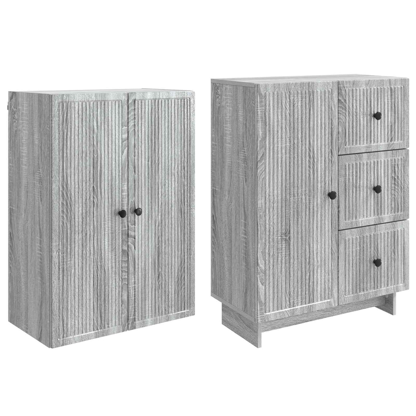 vidaXL Cabinet Set 2 pcs Engineered Wood