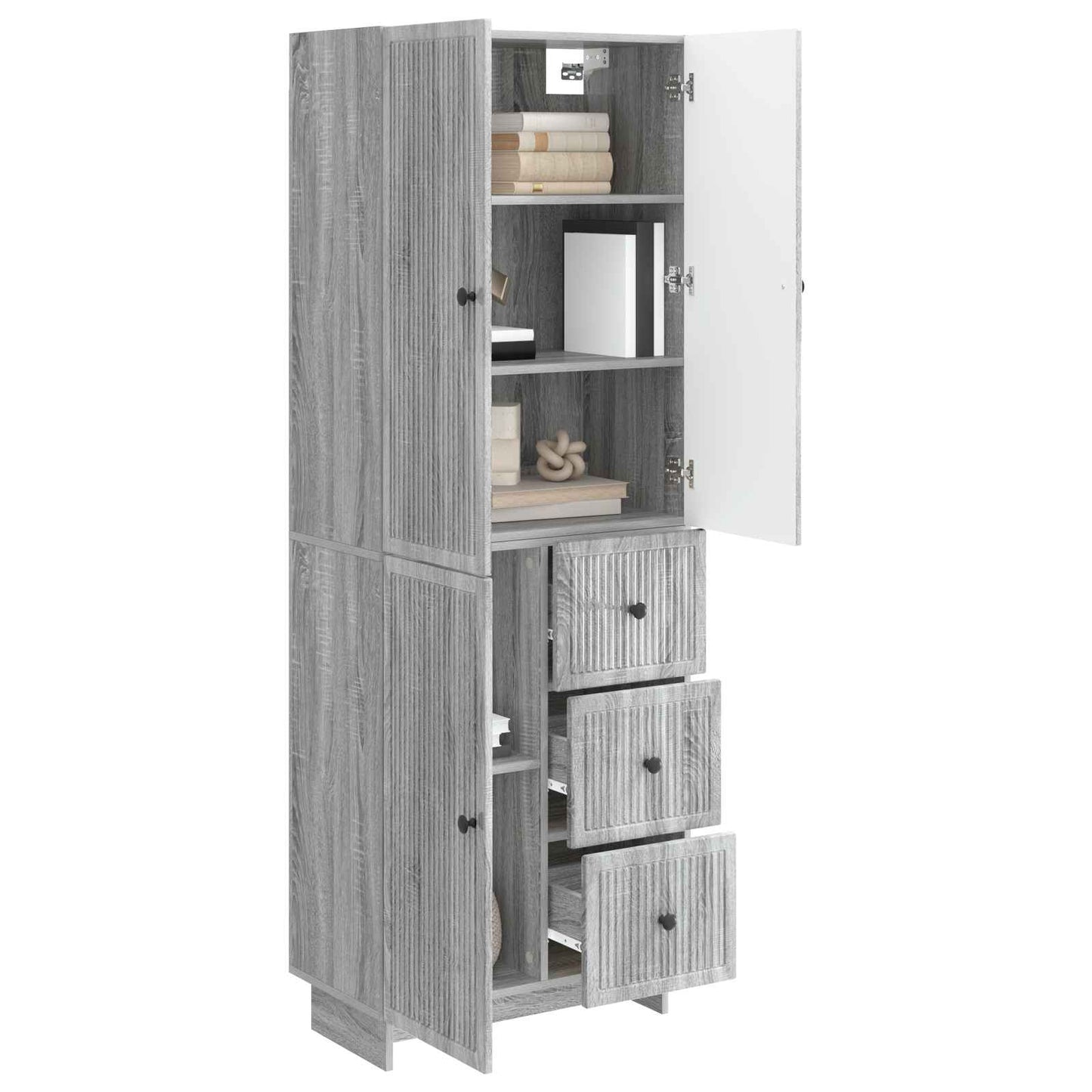 vidaXL Cabinet Set 2 pcs Engineered Wood