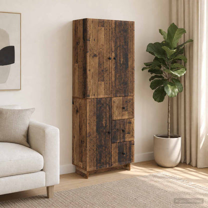 vidaXL Cabinet Set 2 pcs Engineered Wood