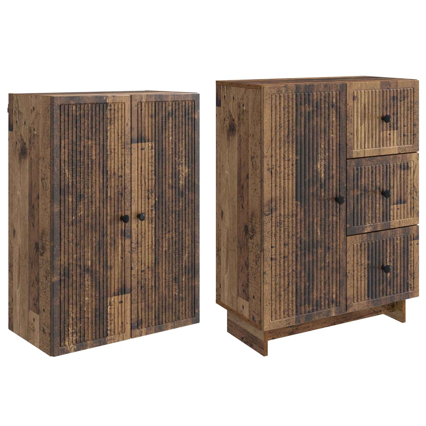 vidaXL Cabinet Set 2 pcs Engineered Wood