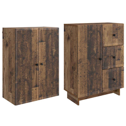 vidaXL Cabinet Set 2 pcs Engineered Wood