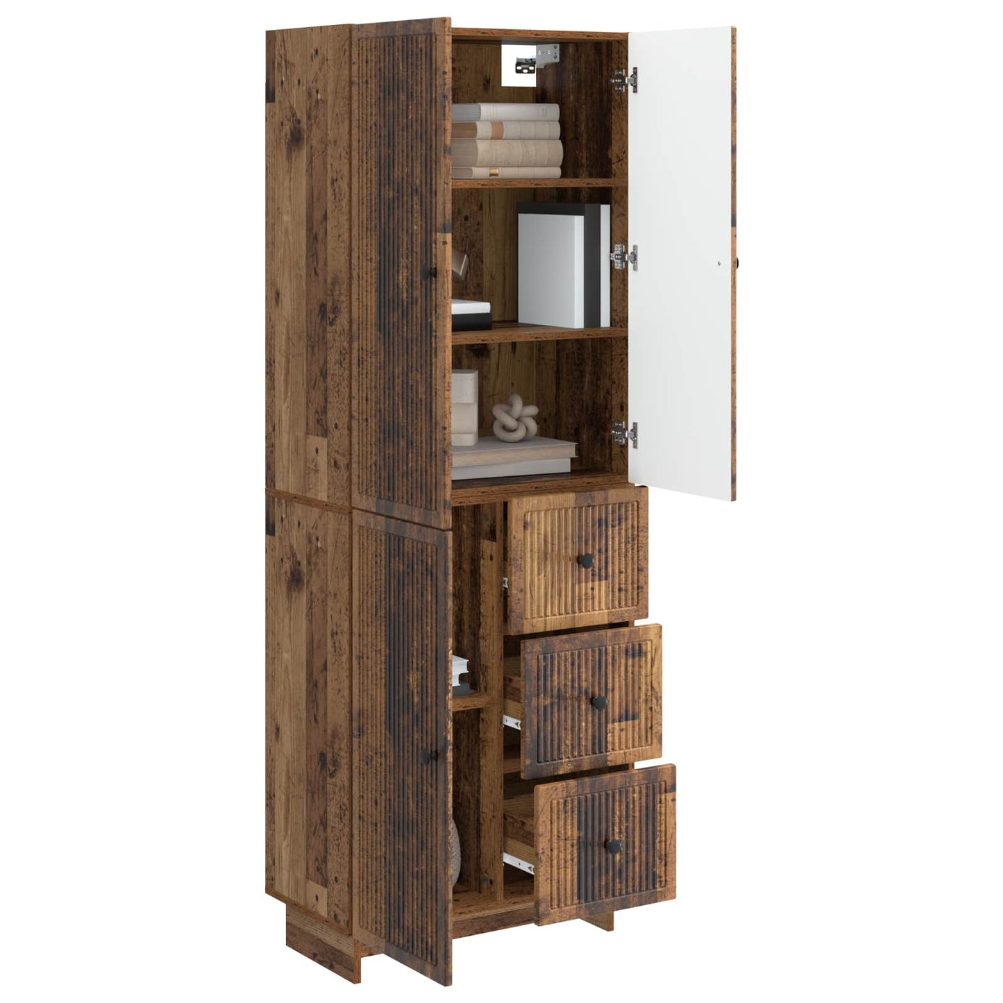 vidaXL Cabinet Set 2 pcs Engineered Wood
