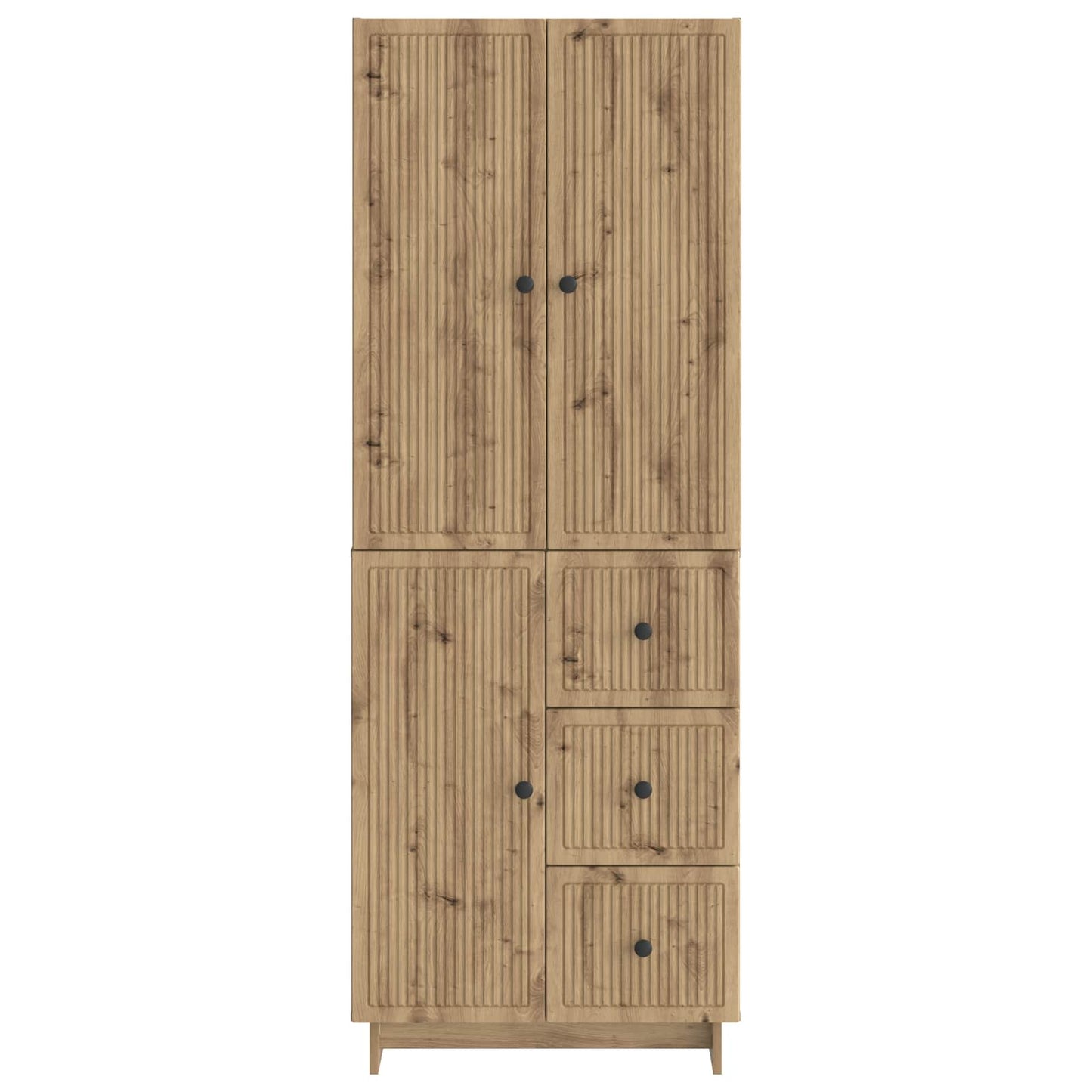 vidaXL Cabinet Set 2 pcs 66 x 34.5 x 90 cm Engineered Wood