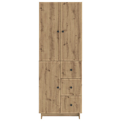 vidaXL Cabinet Set 2 pcs 66 x 34.5 x 90 cm Engineered Wood