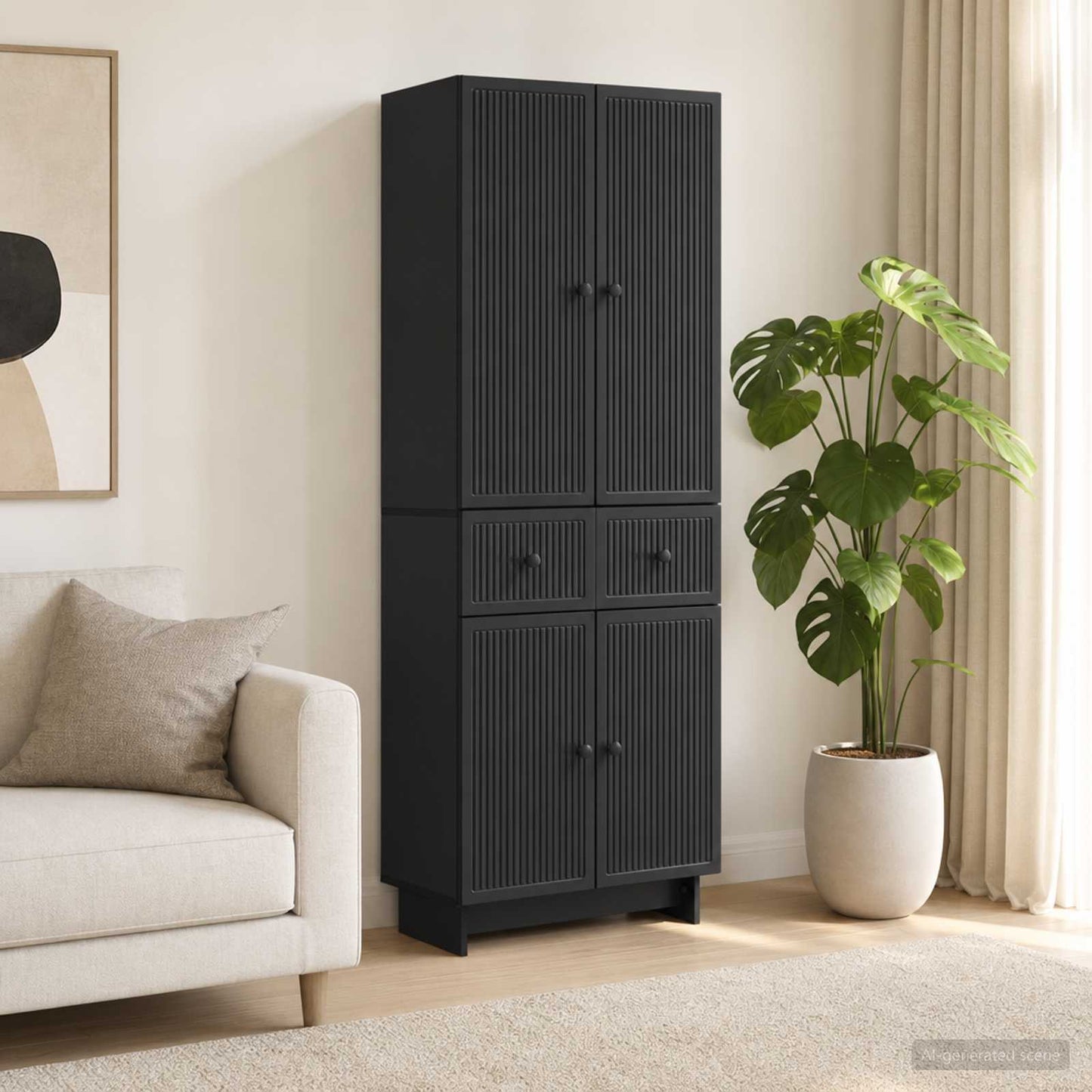 vidaXL Cabinet Set 2 pcs Engineered Wood
