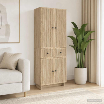 vidaXL Cabinet Set 2 pcs Engineered Wood