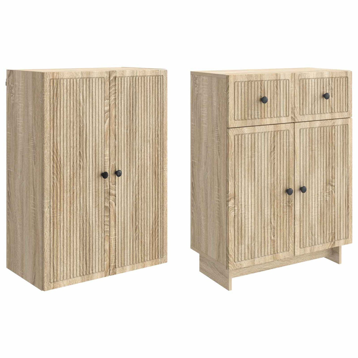 vidaXL Cabinet Set 2 pcs Engineered Wood