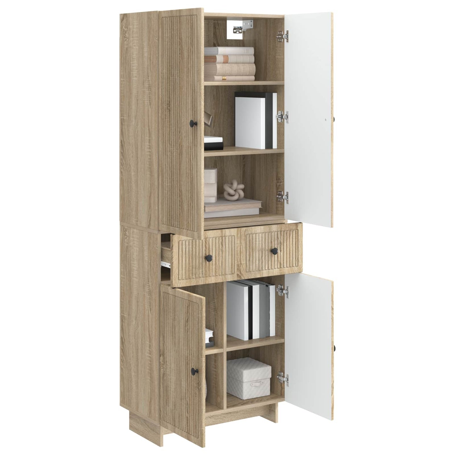 vidaXL Cabinet Set 2 pcs Engineered Wood