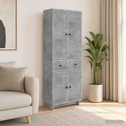 vidaXL Cabinet Set 2 pcs Engineered Wood