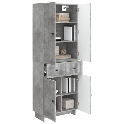 vidaXL Cabinet Set 2 pcs 66 x 34.5 x 90 cm Engineered Wood