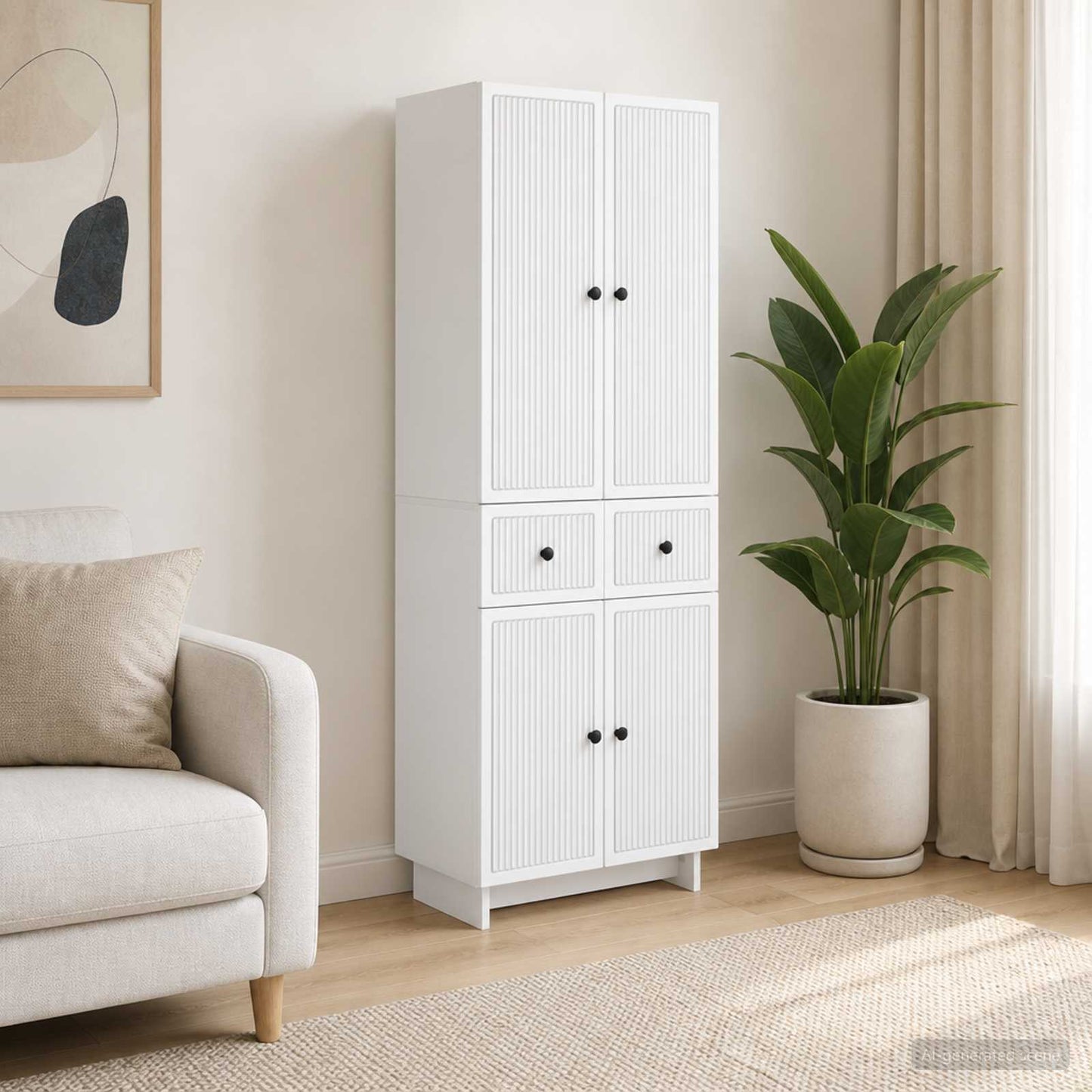 vidaXL Cabinet Set 2 pcs Engineered Wood