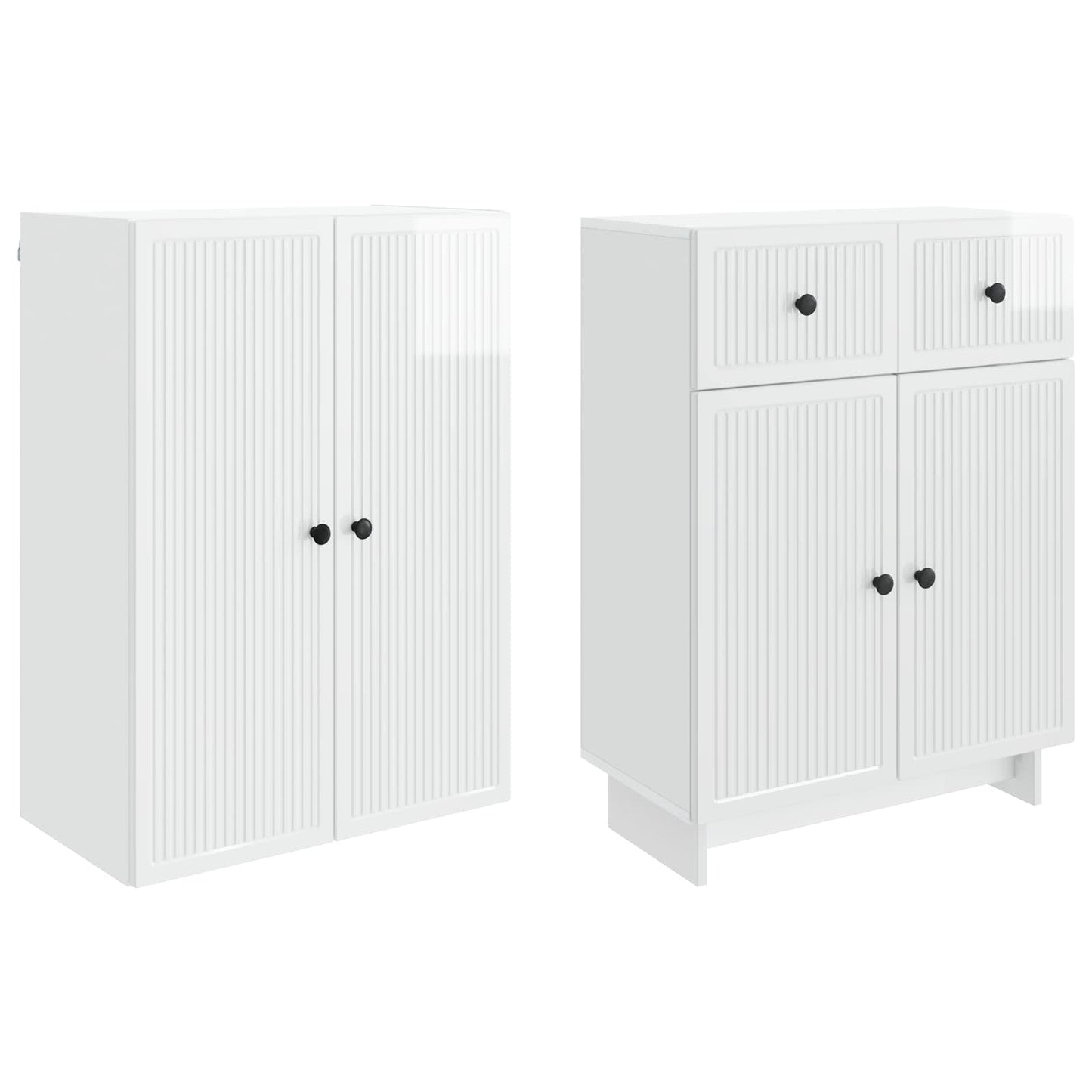 vidaXL Cabinet Set 2 pcs Engineered Wood