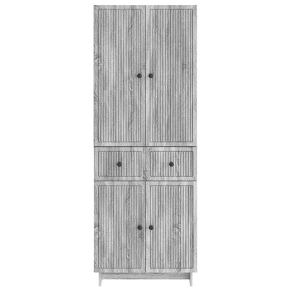 vidaXL Cabinet Set 2 pcs 66 x 34.5 x 90 cm Engineered Wood