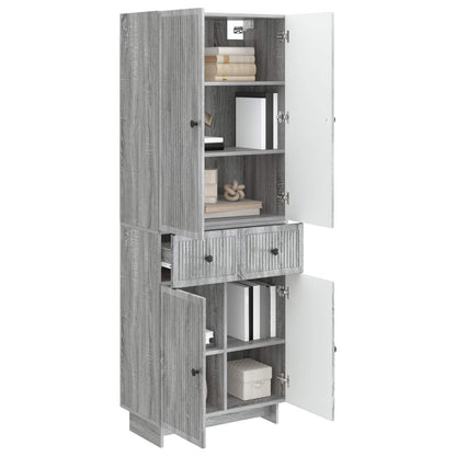 vidaXL Cabinet Set 2 pcs 66 x 34.5 x 90 cm Engineered Wood
