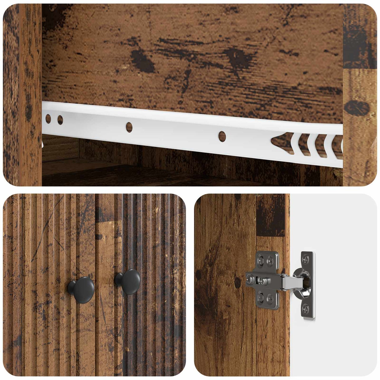 vidaXL Cabinet Set 2 pcs Engineered Wood