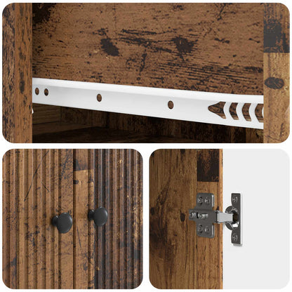 vidaXL Cabinet Set 2 pcs Engineered Wood