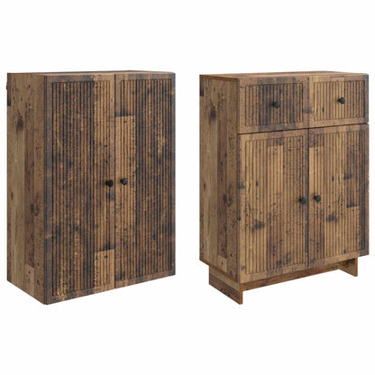 vidaXL Cabinet Set 2 pcs Engineered Wood