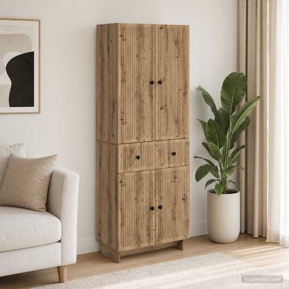 vidaXL Cabinet Set 2 pcs Engineered Wood