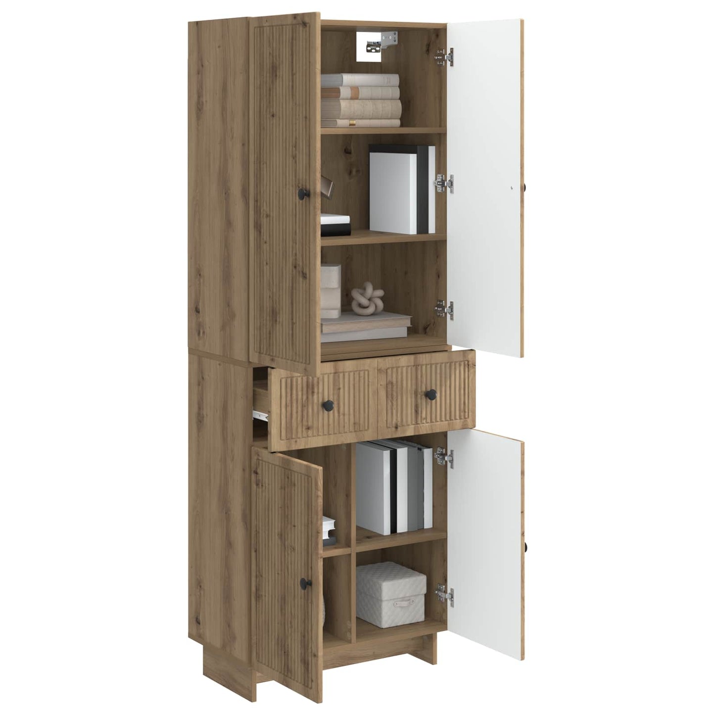 vidaXL Cabinet Set 2 pcs Engineered Wood