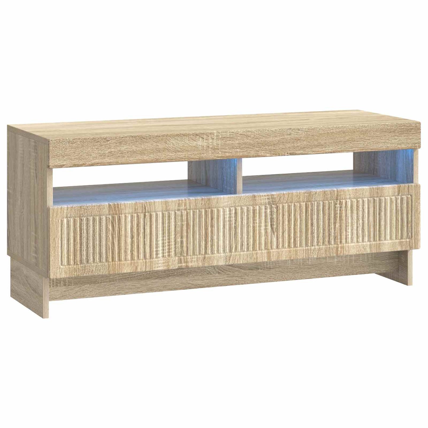 vidaXL 5 Piece LED TV Cabinet Sonoma Oak Engineered Wood