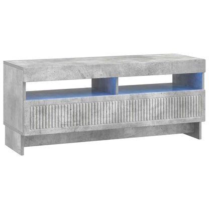 vidaXL 5 Piece LED TV Cabinet Concrete Grey Engineered Wood