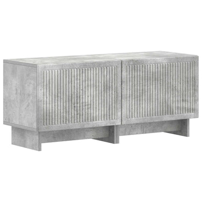 vidaXL 5 Piece LED TV Cabinet Concrete Grey Engineered Wood