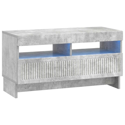 vidaXL 5 Piece LED TV Cabinet Concrete Grey Engineered Wood