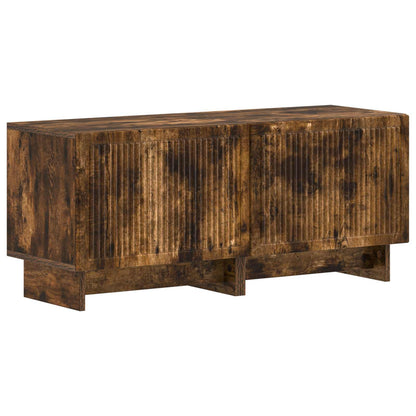 vidaXL 5 Piece LED TV Cabinet Smoked Oak Engineered Wood