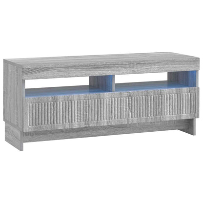 vidaXL 5 Piece LED TV Cabinet Grey Sonoma Engineered Wood