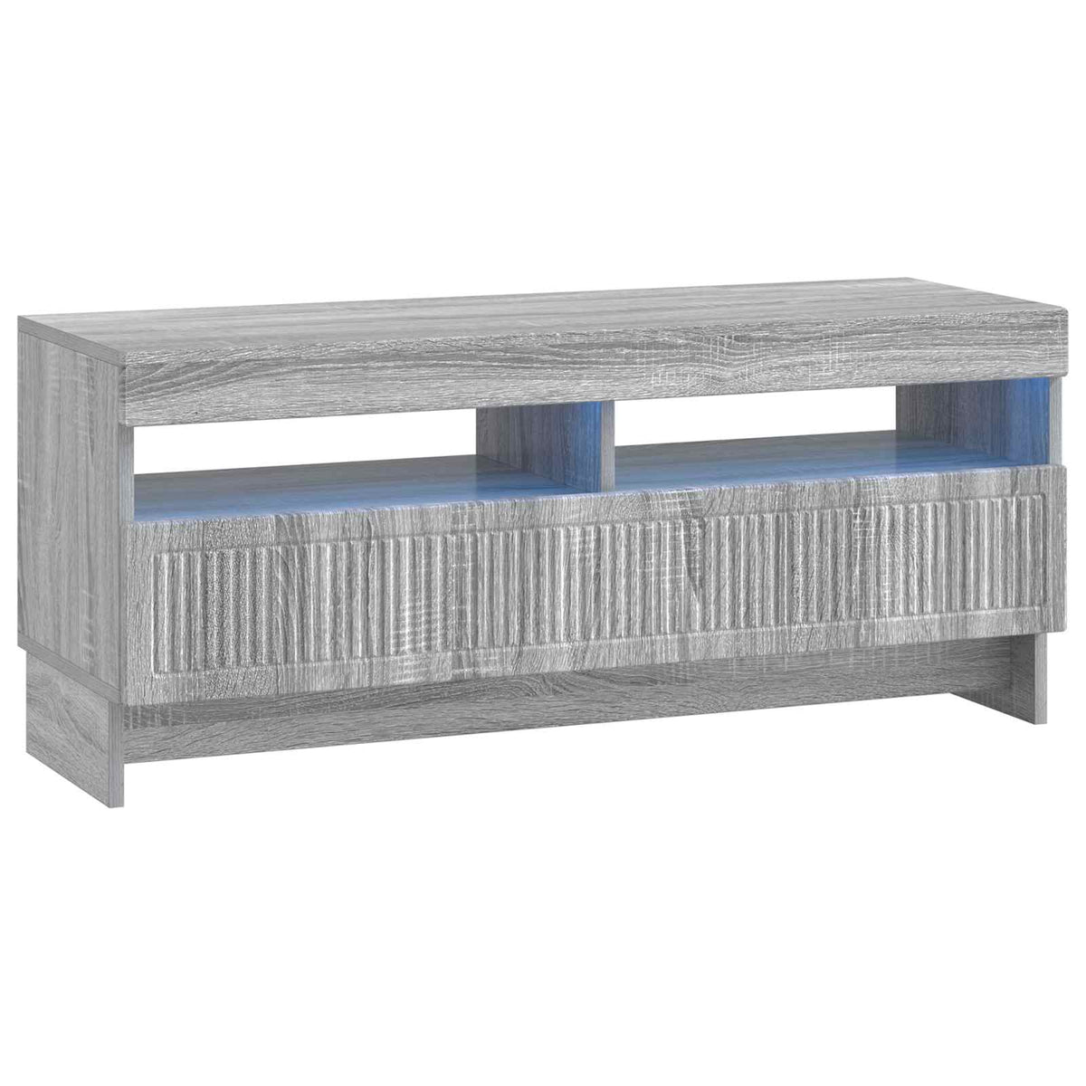 vidaXL 5 Piece LED TV Cabinet Grey Sonoma Engineered Wood