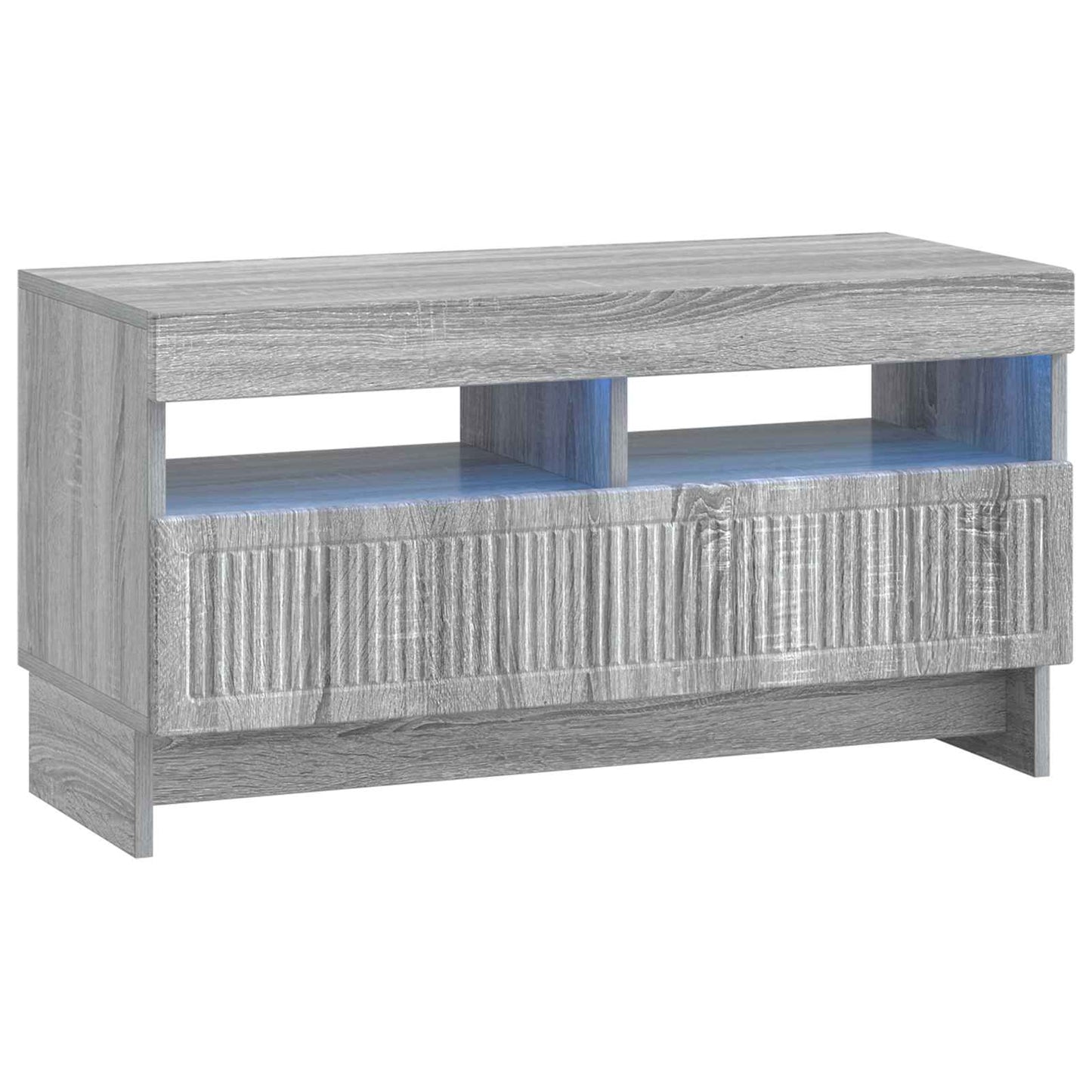 vidaXL 5 Piece LED TV Cabinet Grey Sonoma Engineered Wood