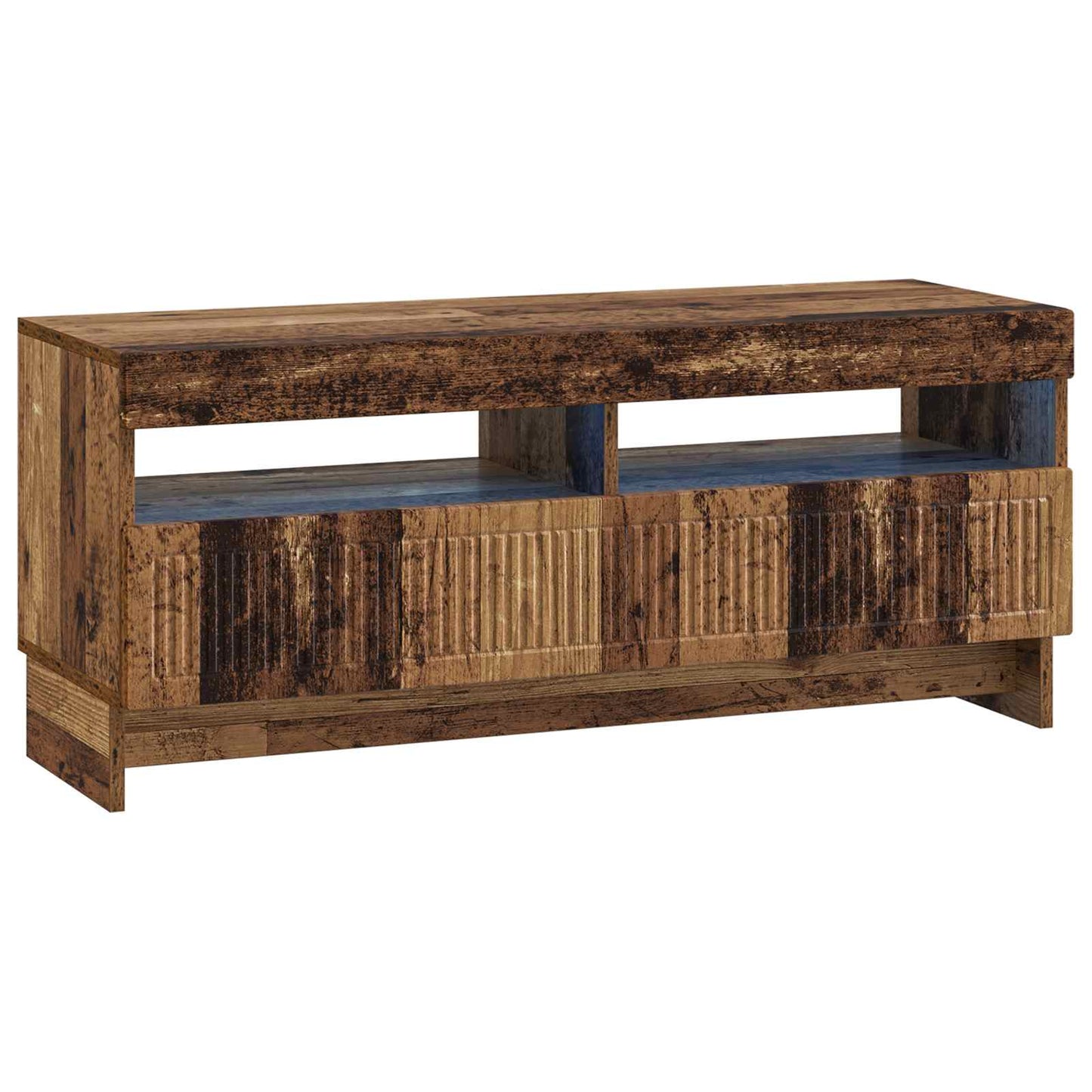 vidaXL 5 Piece LED TV Cabinet Old Wood Engineered Wood