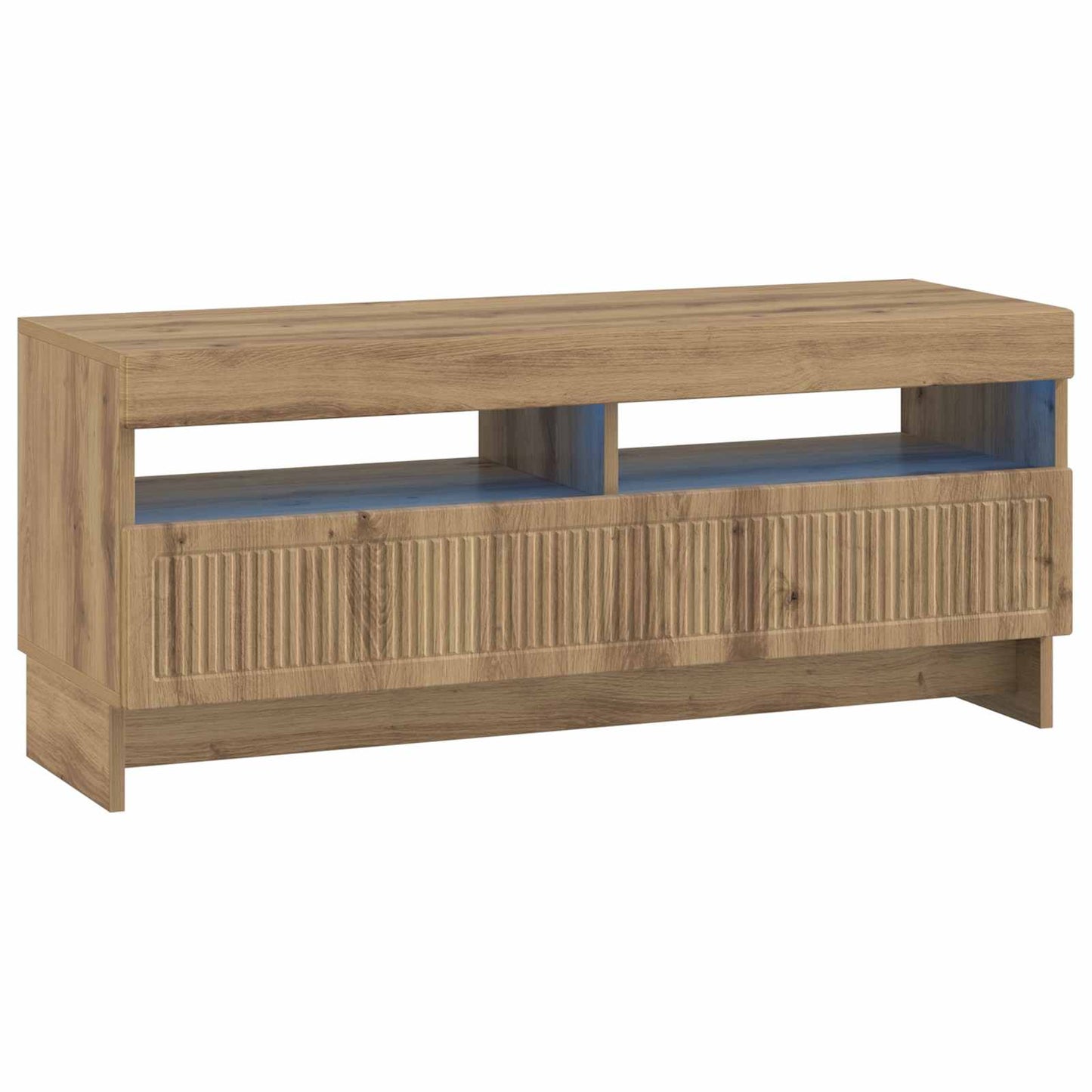 vidaXL 5 Piece LED TV Cabinet Artisan Oak Engineered Wood
