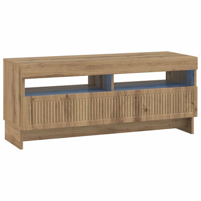 vidaXL 5 Piece LED TV Cabinet Artisan Oak Engineered Wood