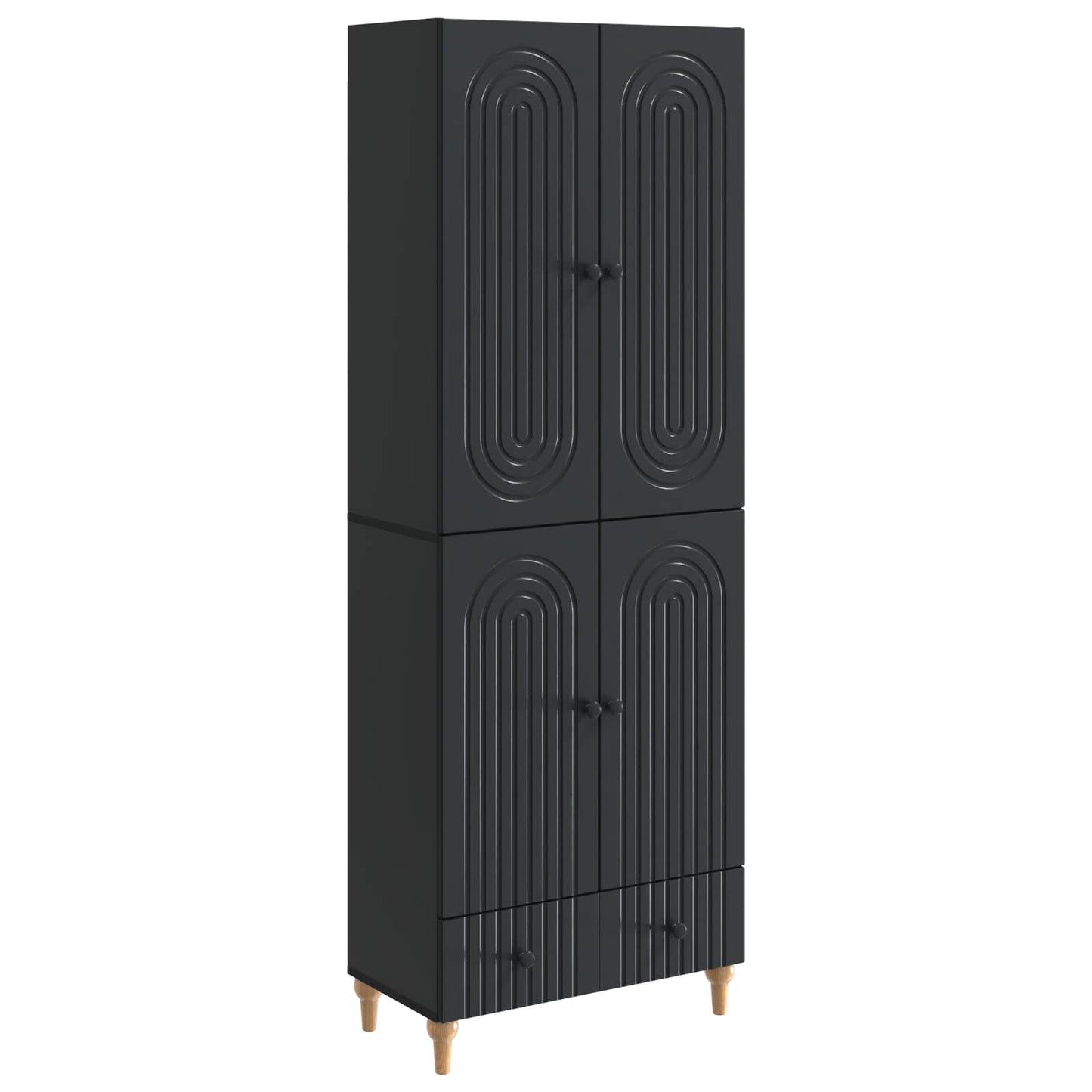 vidaXL Cabinet Set 2 pcs 66 x 34.5 x 95 cm Engineered Wood