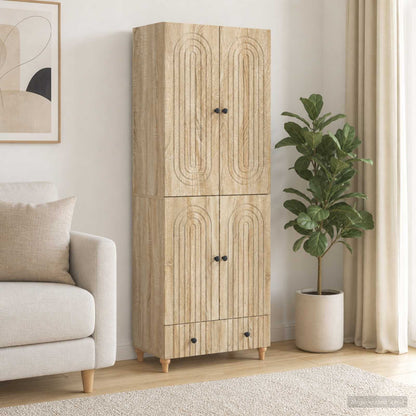 vidaXL Cabinet Set 2 pcs Engineered Wood
