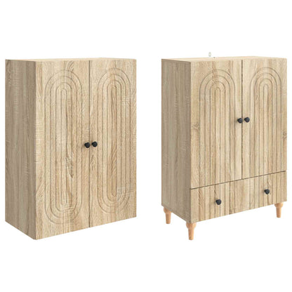 vidaXL Cabinet Set 2 pcs 66 x 34.5 x 95 cm Engineered Wood