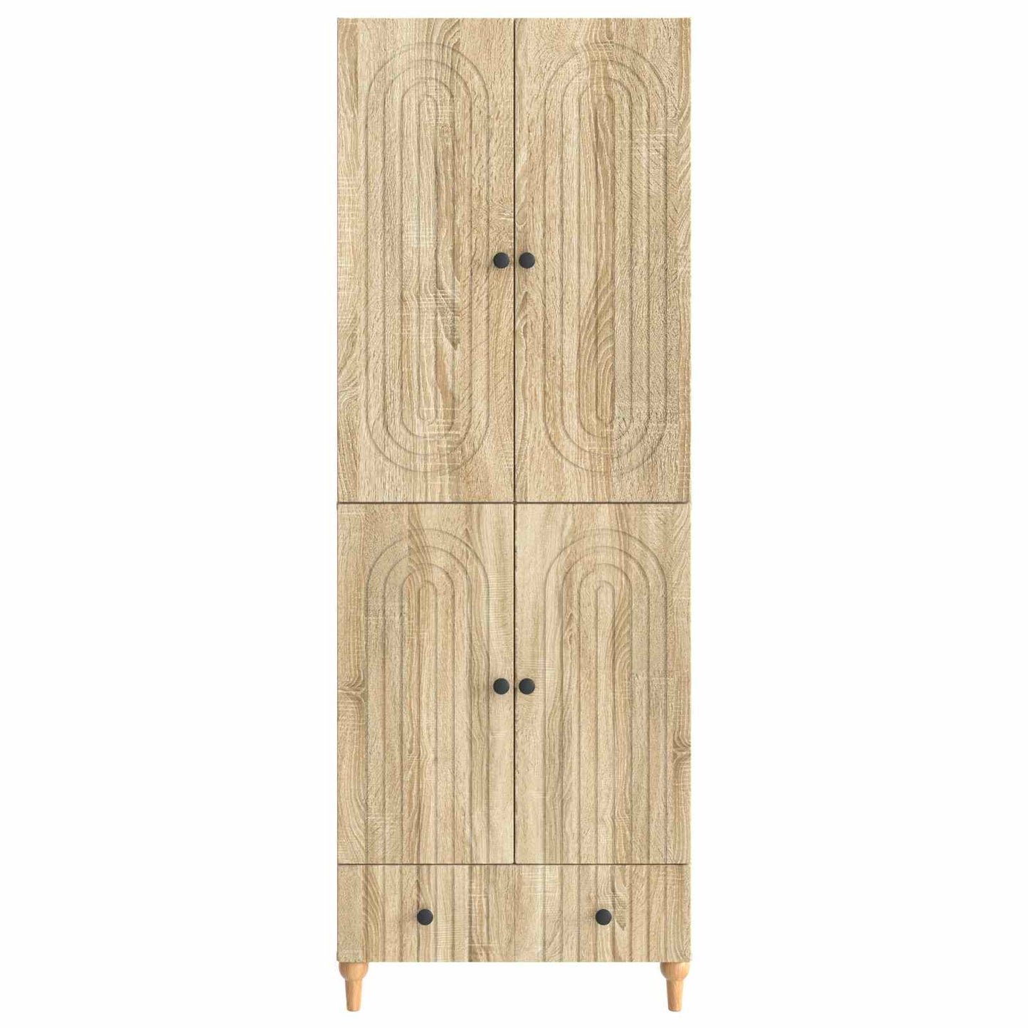 vidaXL Cabinet Set 2 pcs 66 x 34.5 x 95 cm Engineered Wood
