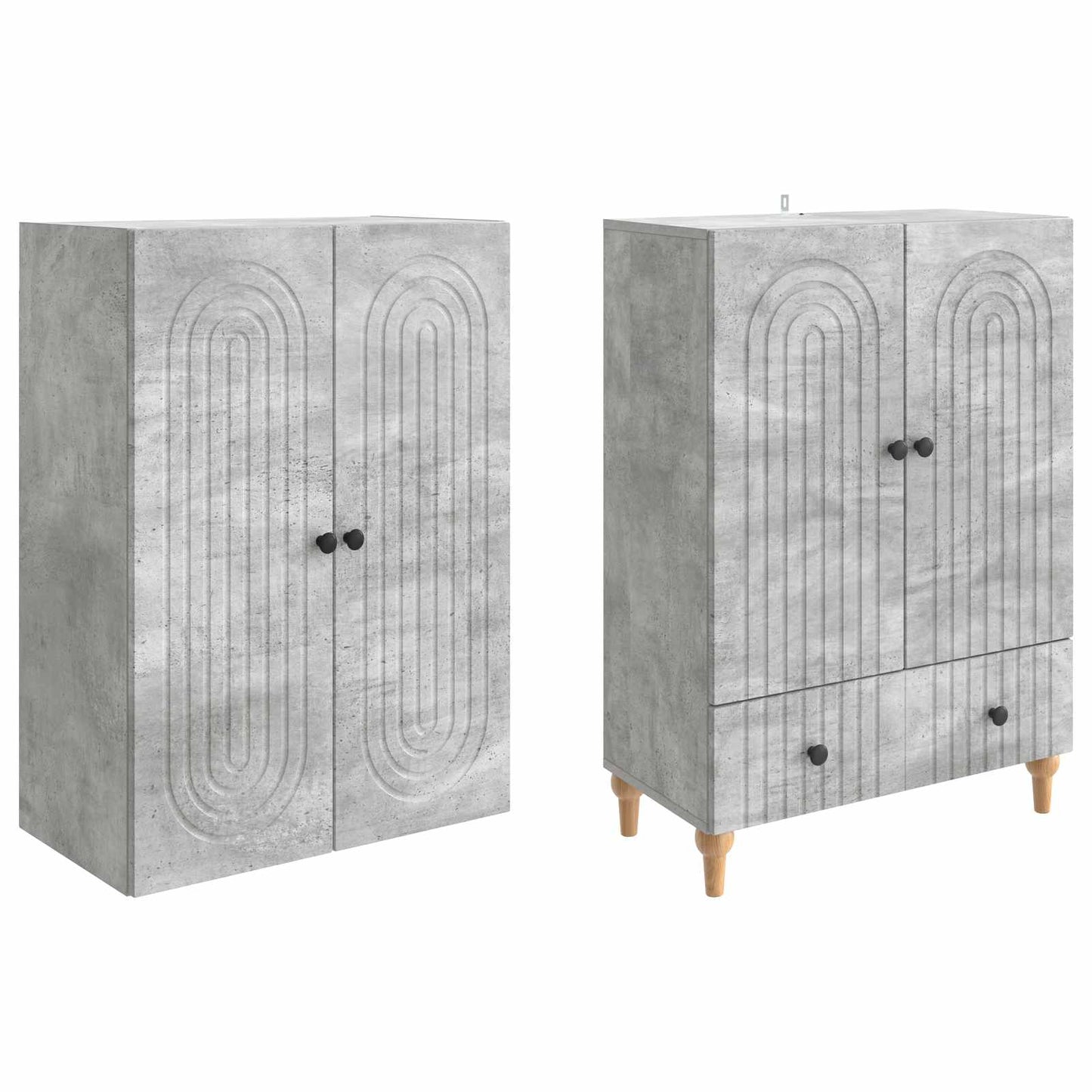 vidaXL Cabinet Set 2 pcs Engineered Wood