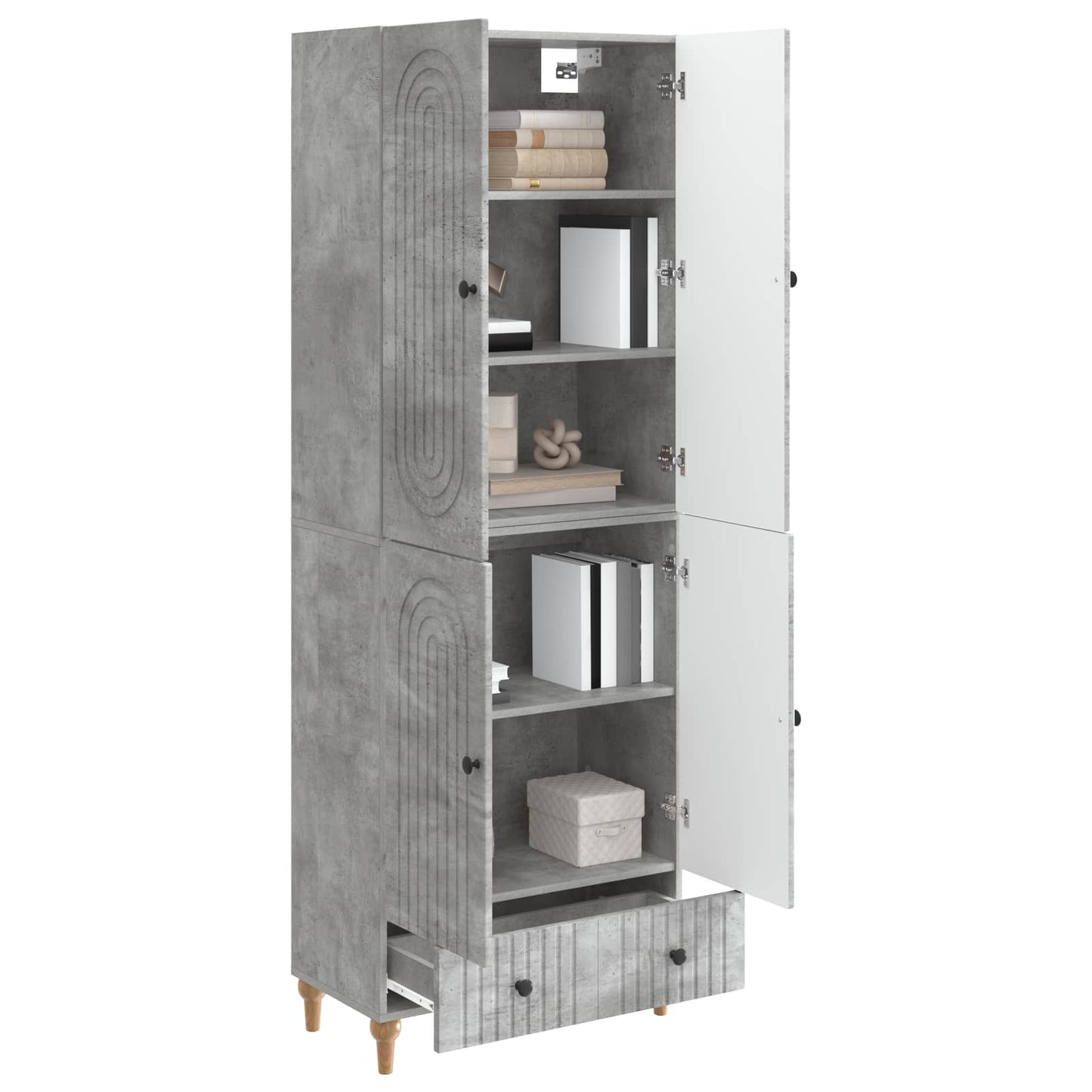vidaXL Cabinet Set 2 pcs Engineered Wood