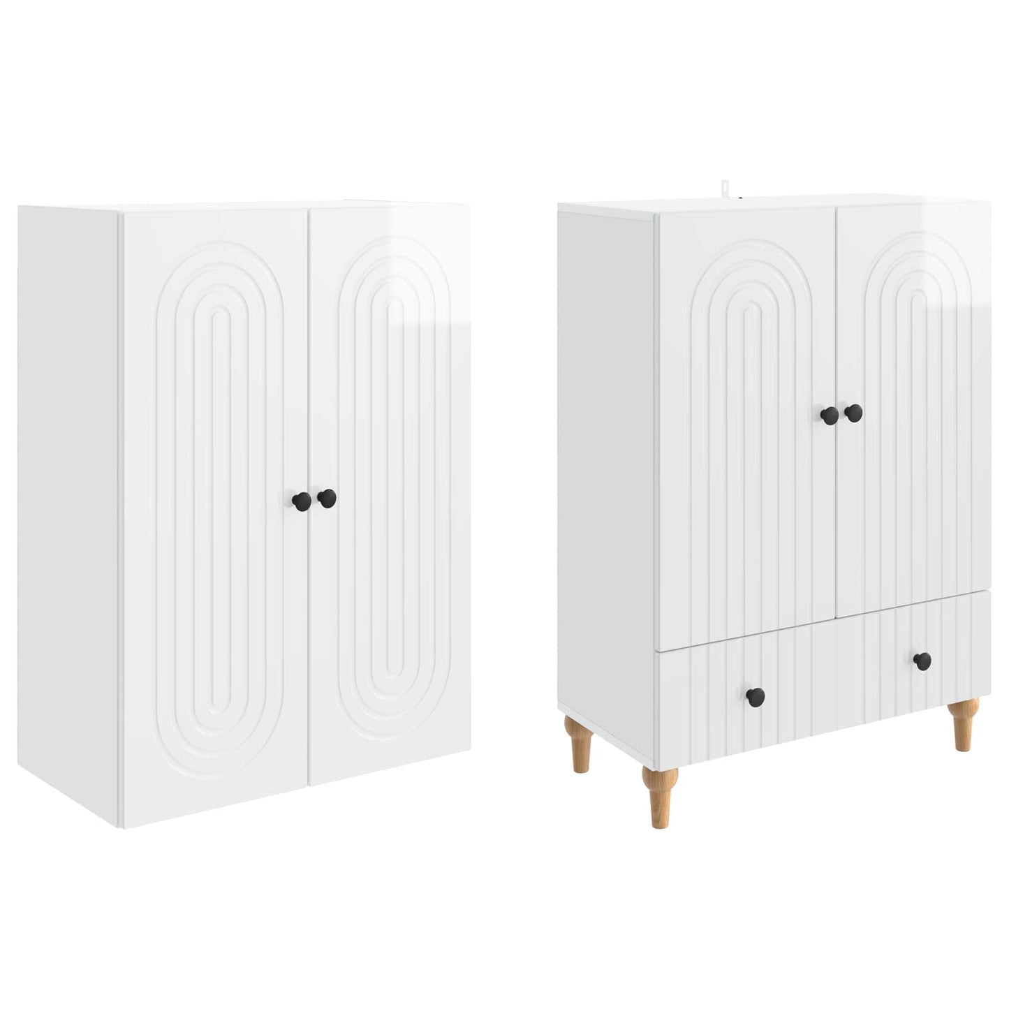 vidaXL Cabinet Set 2 pcs Engineered Wood