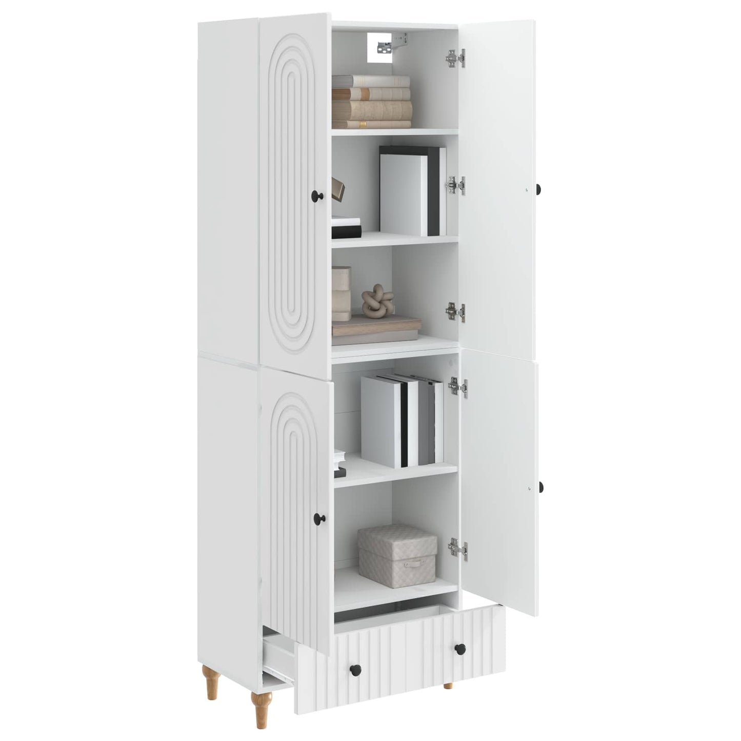 vidaXL Cabinet Set 2 pcs Engineered Wood