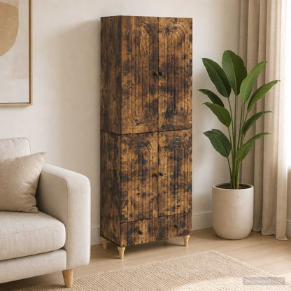 vidaXL Cabinet Set 2 pcs 66 x 34.5 x 95 cm Engineered Wood